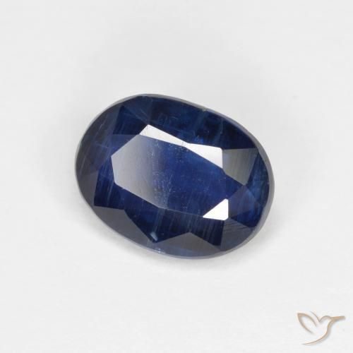 Cianite Blu scuro naturale da 1.61 ct, Ovale, VS-SI