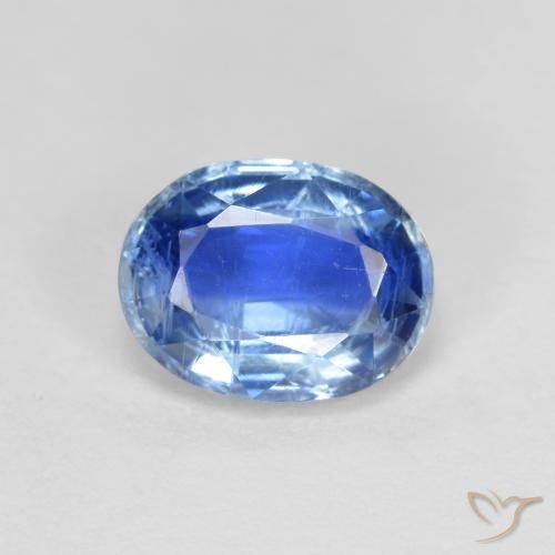 1.65ct Naturale Blu profondo azzurro Cianite, Ovale, VS-SI