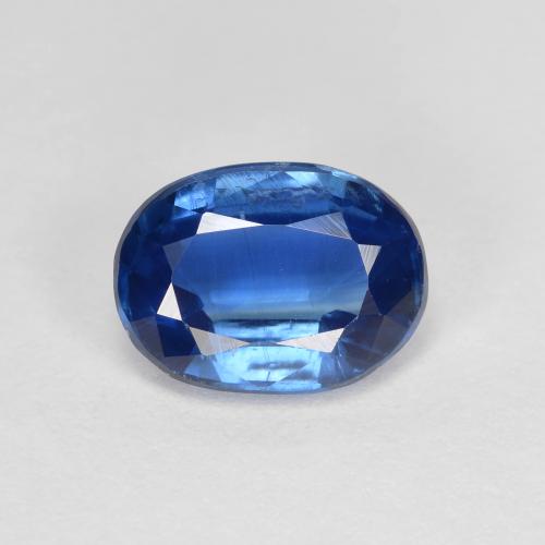 Cianite naturale blu da 1,52 ct, taglio ovale, VS