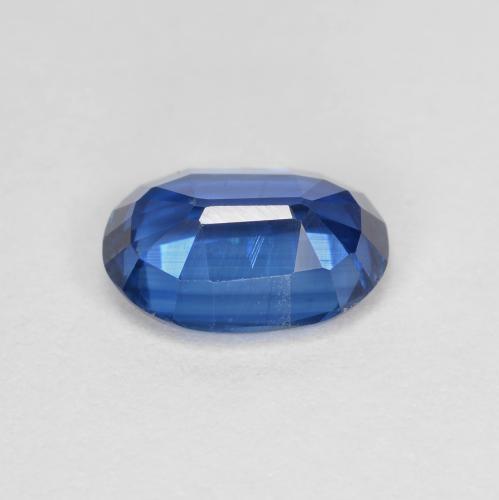 Cianite naturale blu da 1,52 ct, taglio ovale, VS