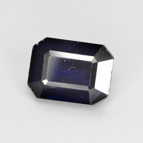 Cianite naturale blu da 2,08 ct, taglio smeraldo, VS