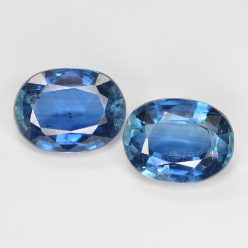 Cianite naturale blu da 2,95 ct, taglio ovale, VS-SI