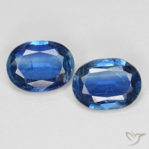 2.68ctw Naturale Blu navy Cianite, Ovale, VS-SI, Photo A