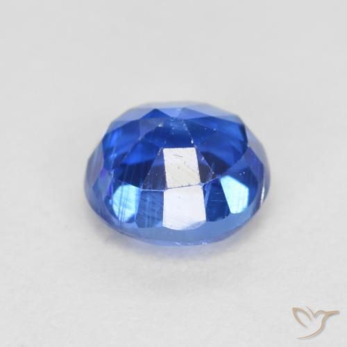 Cianite Blu profondo azzurro naturale da 0.75 ct, Rotondo, SI