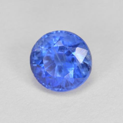 Cianite Blu profondo azzurro naturale da 0.78 ct, Taglio rotondo, SI