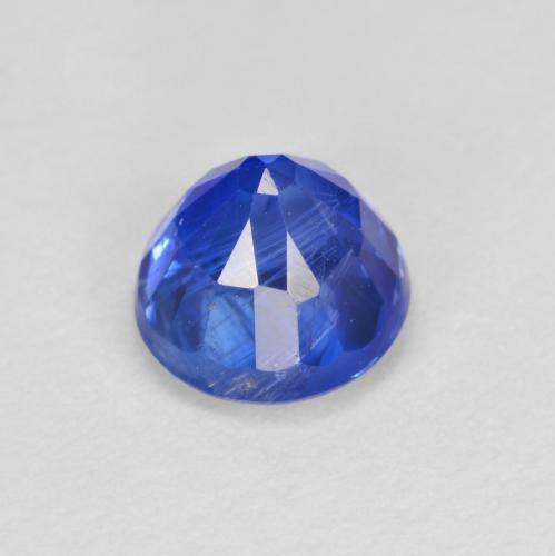 Cianite Blu profondo azzurro naturale da 0.78 ct, Taglio rotondo, SI