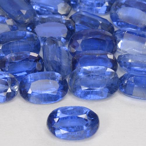 Cianite naturale blu da 0,69 ct, taglio ovale, SI