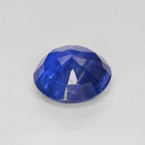 Cianite Blu scuro naturale da 1.46 ct, Rotondo, SI-I1