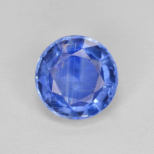 Cianite Bambina blu naturale da 1.71 ct, Taglio rotondo, SI