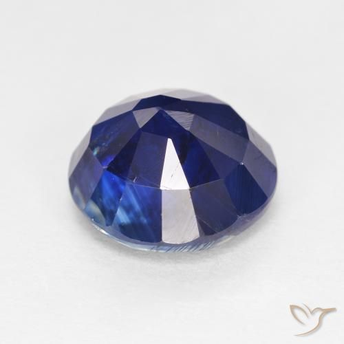 Cianite Blu molto profondo naturale da 2.72 ct, Rotondo, SI