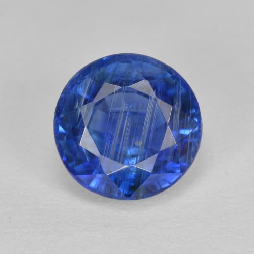 Cianite naturale blu da 1,90 ct, taglio rotondo, SI