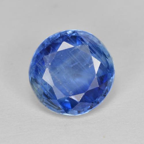 Cianite naturale blu da 2,88 ct, taglio rotondo, SI