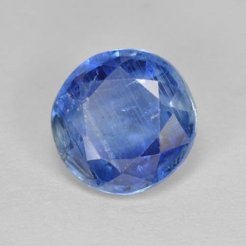 Cianite naturale blu da 2,88 ct, taglio rotondo, SI