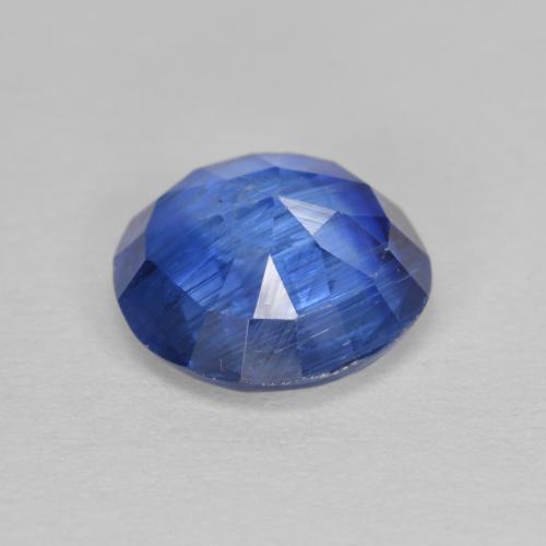 Cianite naturale blu da 2,88 ct, taglio rotondo, SI