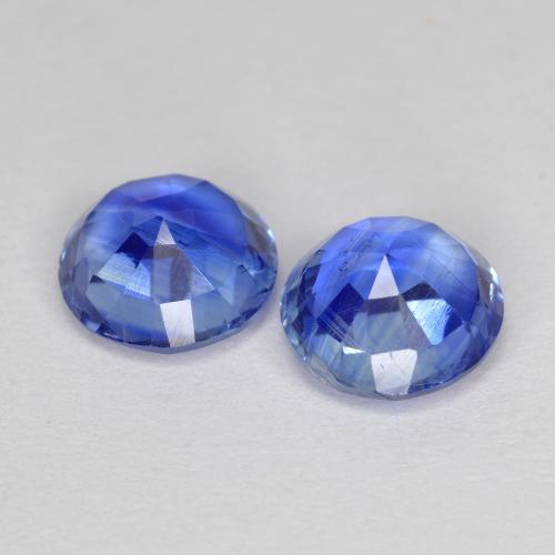 Gemme di Cianite Blu intenso naturale da 2.03 ct, Taglio rotondo, SI