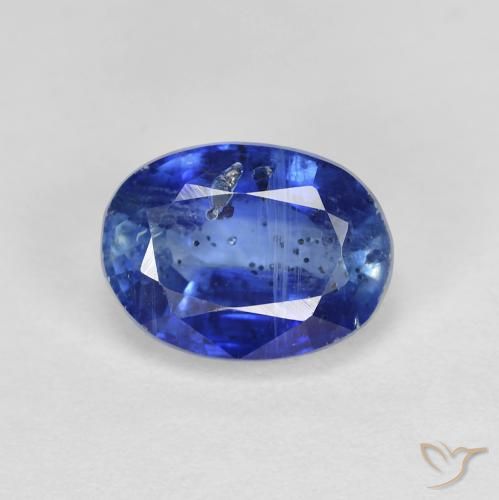 Cianite Blu scuro naturale da 1.92 ct, Ovale, SI