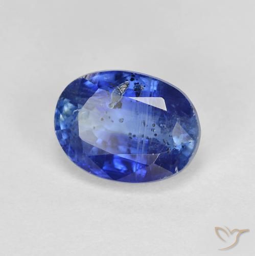 Cianite Blu scuro naturale da 1.92 ct, Ovale, SI