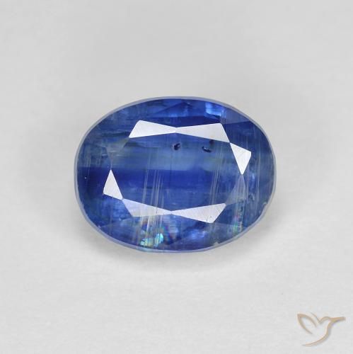 2.02ct Naturale Blu scuro Cianite, Ovale, SI