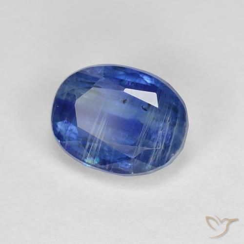 Cianite Blu scuro naturale da 2.02 ct, Ovale, SI