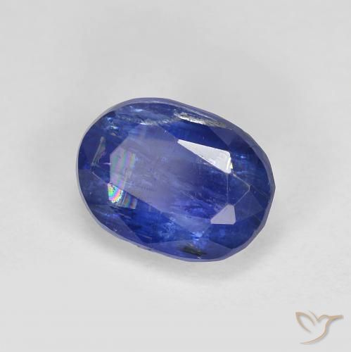 Cianite Blu Navy Intenso naturale da 2.06 ct, Ovale, SI