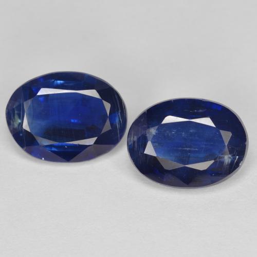 Cianite naturale blu da 3,07 ct, taglio ovale, SI