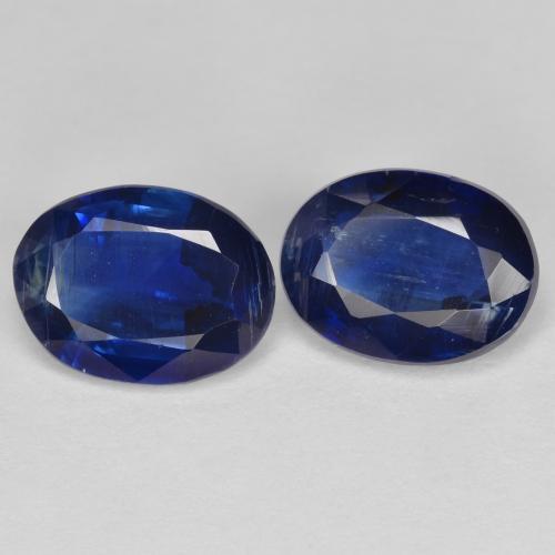 Cianite naturale blu da 3,07 ct, taglio ovale, SI