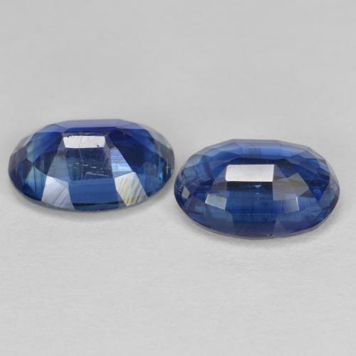 Cianite naturale blu da 3,07 ct, taglio ovale, SI