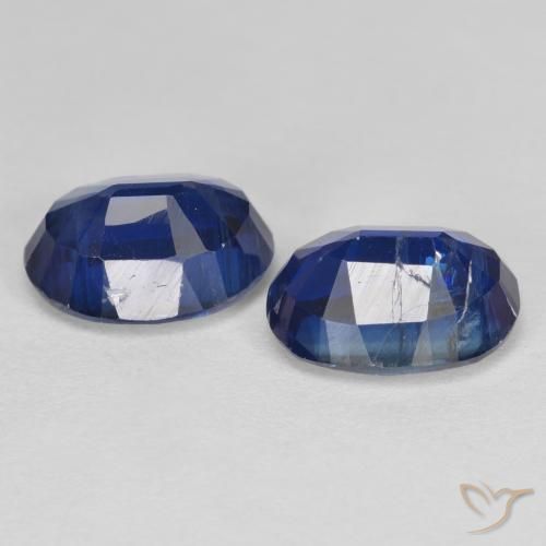 Gemme di Cianite Blu scuro naturale da 3.24 ct, Ovale, SI