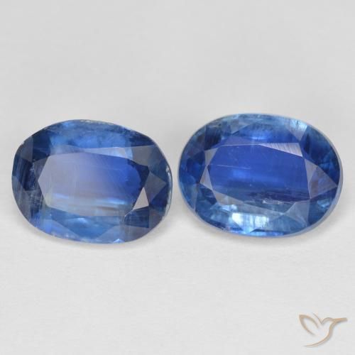 Cianite naturale blu da 2,95 ct, taglio ovale, SI
