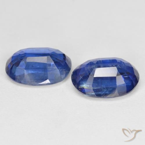 Cianite naturale blu da 2,95 ct, taglio ovale, SI