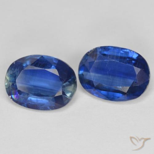 Gemme di Cianite Blu navy naturale da 2.92 ct, Ovale, SI