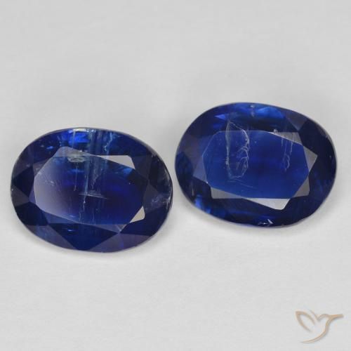 Gemme di Cianite Blu reale naturale da 2.85 ct, Ovale, SI