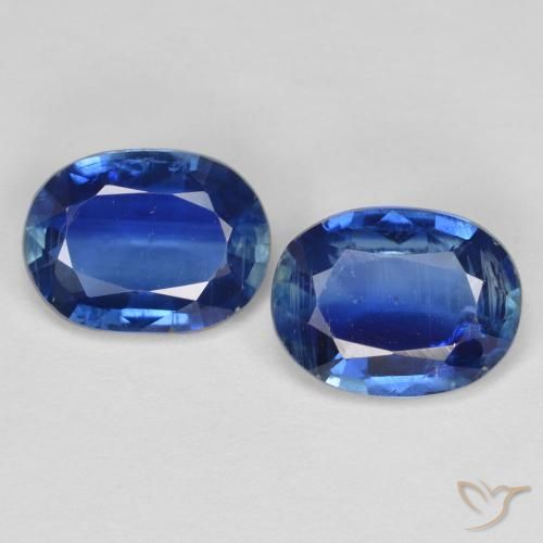 Gemme di Cianite Blu scuro naturale da 2.64 ct, Taglio ovale, SI