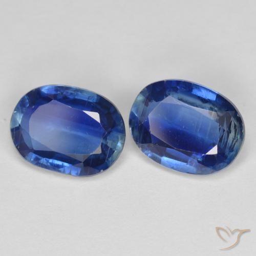 Gemme di Cianite Blu scuro naturale da 2.64 ct, Taglio ovale, SI