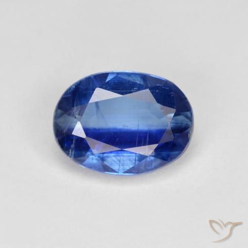1.76ct Naturale Blu navy Cianite, Ovale, VS-SI