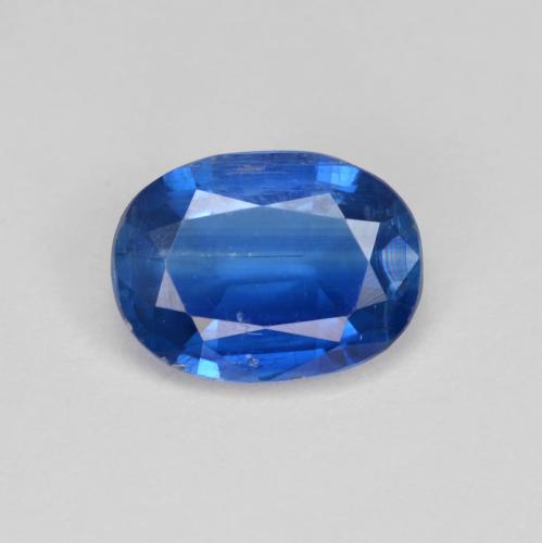 Cianite Blu scuro naturale da 1.55 ct, Taglio ovale, VS-SI