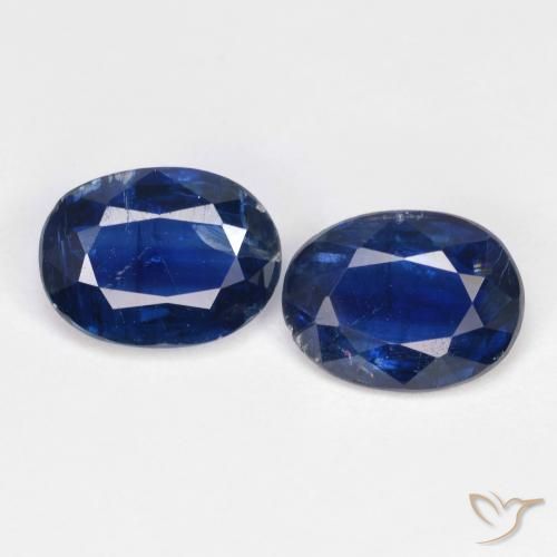 2.91ctw Naturale Blu navy Cianite, Ovale, SI