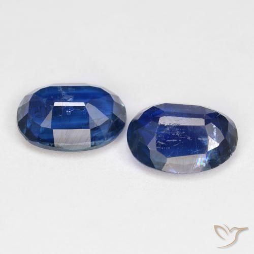 Gemme di Cianite Blu navy naturale da 2.91 ct, Ovale, SI
