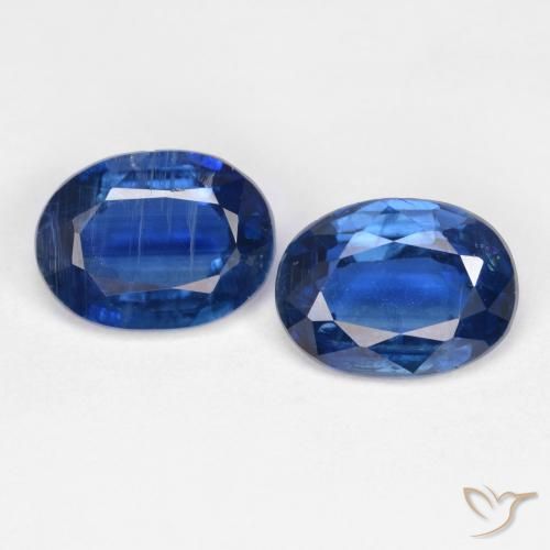 2.95ctw Naturale Blu navy Cianite, Ovale, SI