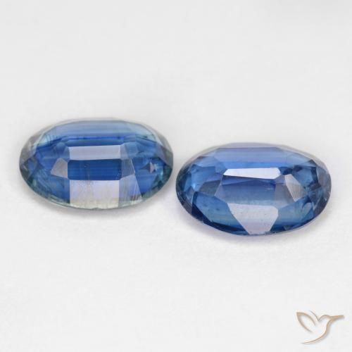 Gemme di Cianite Blu navy naturale da 2.95 ct, Ovale, SI