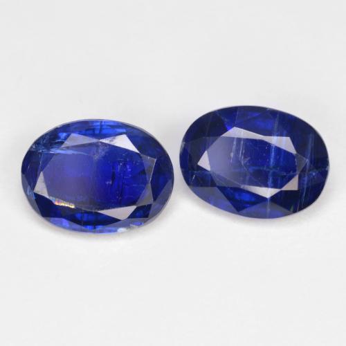 Gemme di cianite blu reale naturale da 2,84 ct, taglio ovale, SI