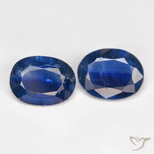 Gemme di Cianite Blu scuro naturale da 2.54 ct, Ovale, SI