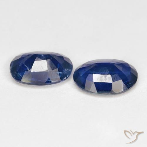 Gemme di Cianite Blu scuro naturale da 2.54 ct, Ovale, SI