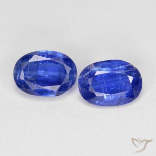 2.14ctw Naturale Blu elettrico Cianite, Ovale, SI