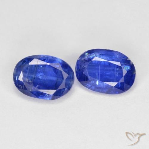 Gemme di Cianite Blu elettrico naturale da 2.14 ct, Ovale, SI