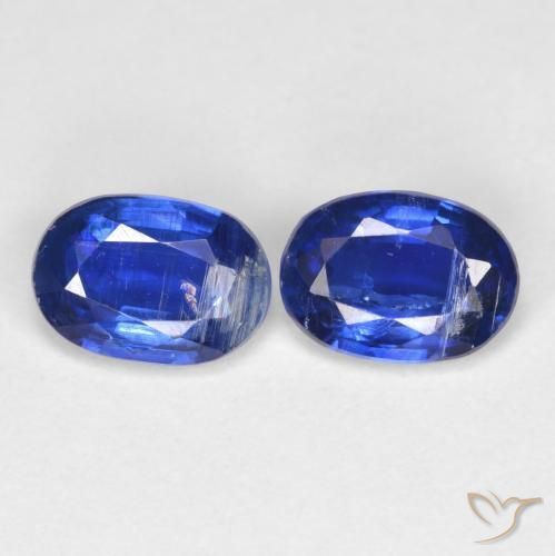 Gemme di Cianite Blu scuro naturale da 1.80 ct, Ovale, SI