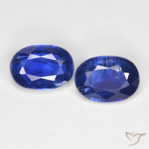 Gemme di Cianite vero blu naturale da 1.86 ct, Ovale, SI
