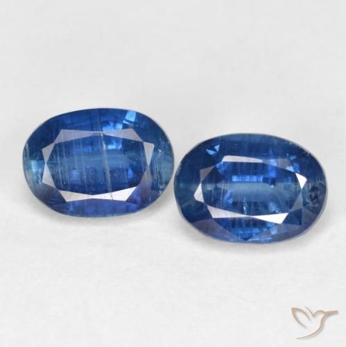 2.51ctw Naturale Blu navy Cianite, Ovale, SI