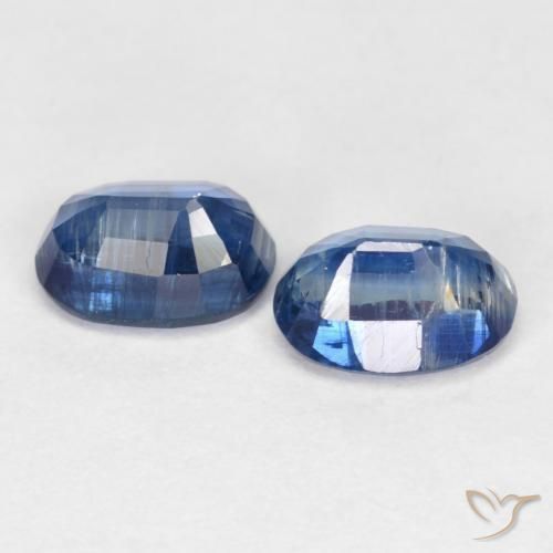 Gemme di Cianite Blu navy naturale da 2.51 ct, Ovale, SI