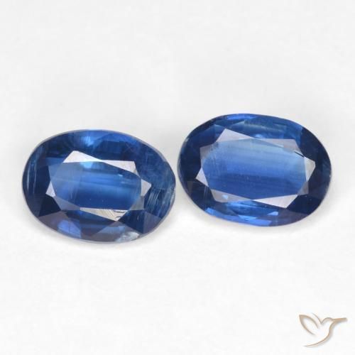 Gemme di Cianite Blu navy naturale da 1.88 ct, Ovale, SI